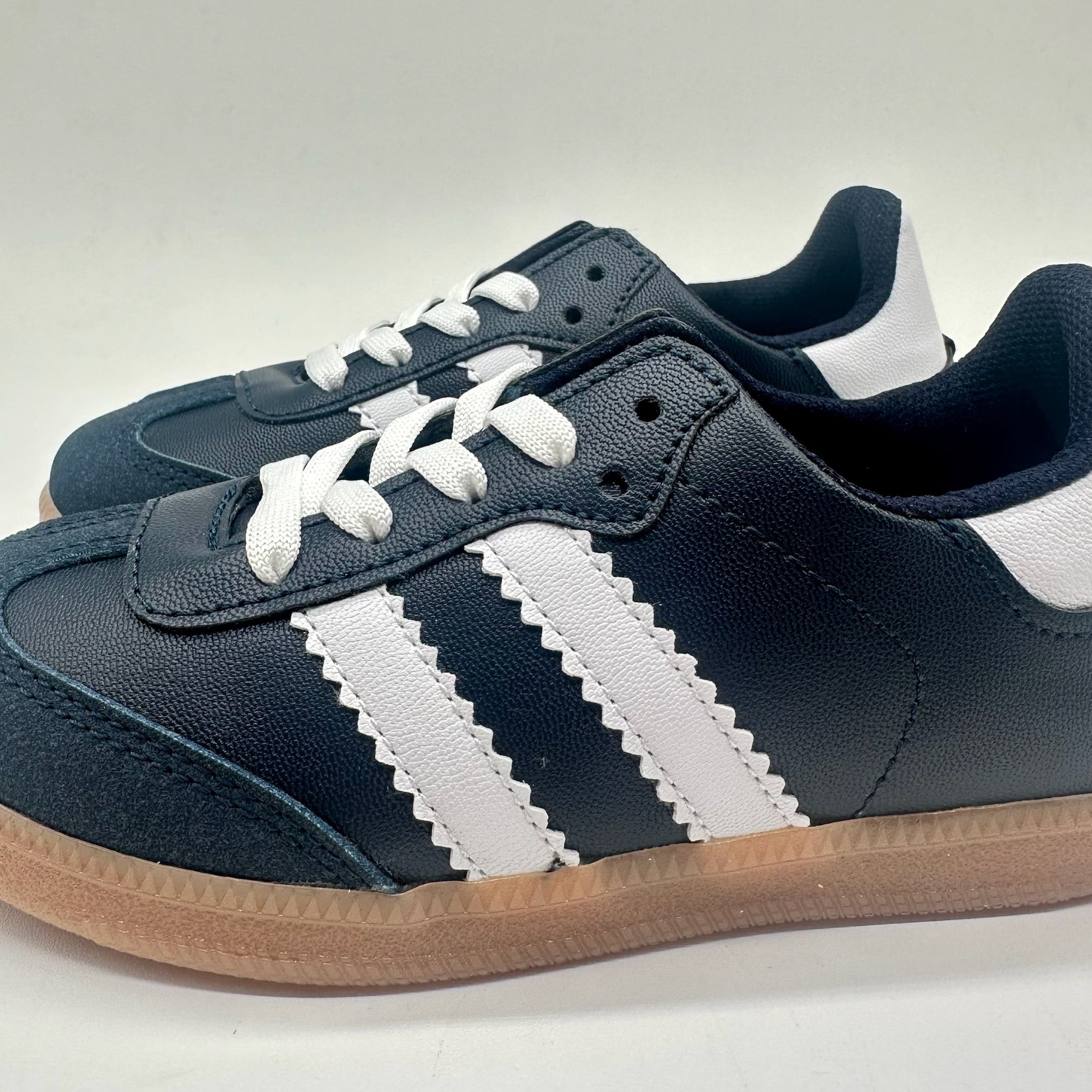 Samba Kids Marino - Blanco
